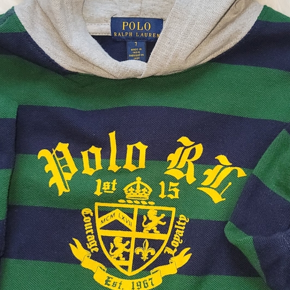 Boys Ralph Lauren Polo hoodie size 7 - Picture 2 of 3